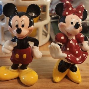 Mickey and Minnie Vintage Figurines